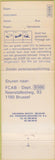 Matchbook Cover - Datsun Doorstaat Alles BLANK Gratis 1 Kleurfilm