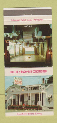 Matchbook Cover - Skall's Colonial Wonder Bar Appleton WI 30 Strike
