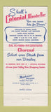 Matchbook Cover - Skall's Colonial Wonder Bar Appleton WI 30 Strike
