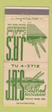 Matchbook Cover - JR's Sald Bowl Walnut Ridge AR 30 Strike