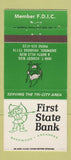 Matchbook Cover - First State Bank Sherwood AR 30 Strike