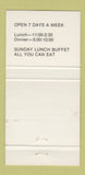 Matchbook Cover - Peking Restaurant Chinese North Little Rock AR 30 Strike