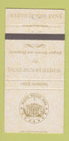 Matchbook Cover - White House Inns Atlanta Baton Rouge Charlotte 30 Strike