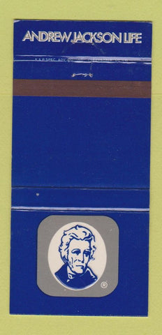 Matchbook Cover - Andrew Jackson Life 30 Strike
