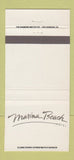 Matchbook Cover - Marina Beach Hotel Marina Del Rey CA 30 Strike