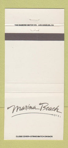 Matchbook Cover - Marina Beach Hotel Marina Del Rey CA 30 Strike