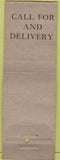 Matchbook Cover - Young Bros Cleaners Monrovia CA King Midas WORN