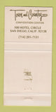 Matchbook Cover - Le Pavillon San Diego CA Atlas Hotels 30 Strike