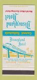 Matchbook Cover - Disneyland Hotel Anaheim CA monorail 30 Strike