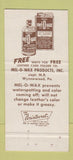 Matchbook Cover - Mel O Wax Leather Care Polish Wynnewood PA SAMPLE 30 Strike
