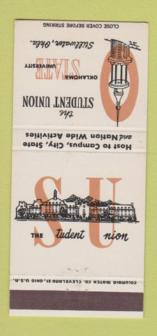 Matchbook Cover - University of Oklahoma State Stillwater OK 30 Strike