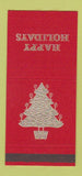 Matchbook Cover - Cutter Fire Brick Cambridge MA Portland ME Christmas 30 Strike