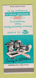 Matchbook Cover - Diamond Brand Grinding Wheels Philadelphia PA 30 Strike