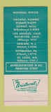Matchbook Cover - Diamond Brand Grinding Wheels Philadelphia PA 30 Strike
