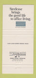 Matchbook Cover - Steelcase Office Furniture Hills San Luis Obispo CA 30 Strike