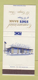 Matchbook Cover - Commercial State Bank El Campo TX 30 Strike