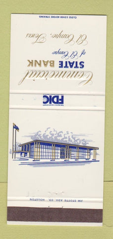 Matchbook Cover - Commercial State Bank El Campo TX 30 Strike