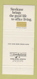 Matchbook Cover Steelcase Office Furniture White Printing Rock Hill SC 30 Strike