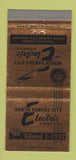 Matchbook Cover - North Kansas City Electric MO 30 Strike