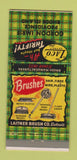 Matchbook Cover - Laco Brushes Gordon Imrie Providence RI 30 Strike