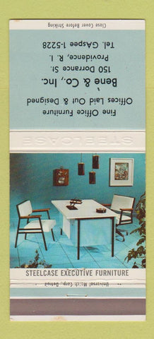 Matchbook Cover - Steelcase Office Furniture Bene Providence RI 30 Strike