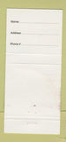 Matchbook Cover - Mangos Restaurant Fort Lauderdale FL 30 Strike