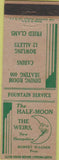 Matchbook Cover - Half Moon The Weirs NH bowling