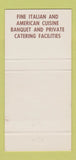Matchbook Cover - Roman Terrace Restaurant Farmington Hills MI WEAR 30 Strike