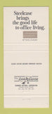Matchbook Cover - Steelcase Office Furniture Rock Hill SC White  30 Strike