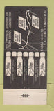 Matchbook Cover Country Squire Motels Albany Schenectady Utica NY WEAR 30 Strike