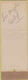 Matchbook Cover - Club Laurene Gilrie Los Angeles CA WORN
