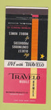 Matchbook Cover - Travelo Mobile Homes Saginaw MI 30 Strike