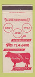 Matchbook Cover - Packing Company Meat Buffalo NY beef lamb 30 Strike