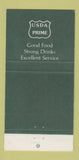Matchbook Cover - The Denver Prime Steak House Colorado 30 Strike