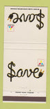 Matchbook Cover - MLGW Memphis Light Gas and Water TN 30 Strike