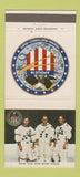 Matchbook Cover - Apollo 16 NASA Young Mattingly Duke RCA 30 Strike