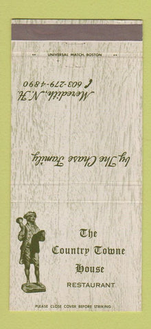 Matchbook Cover - The Country Towne House Restaurant Meredith NH 30 Strike