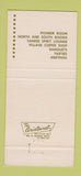 Matchbook Cover - The Country Towne House Restaurant Meredith NH 30 Strike