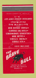 Matchbook Cover - Brave Bull Antioch IL 30 Strike