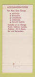 Matchbook Cover - Alioto's Restaurant Milwaukee WI 30 Strike