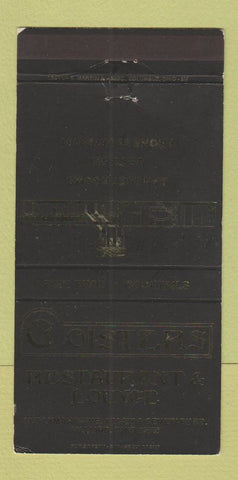 Matchbook Cover - Cloisters Restaurant Hilliard OH WEAR 30 Strike