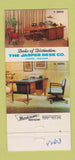 Matchbook Cover - Jasper Desk Office Furniture Jasper IN 30 Strike