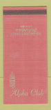 Matchbook Cover - Alpha Club Philadelphia PA WEAR 30 Strike