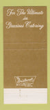 Matchbook Cover - Florham Park Country Club NJ 30 Strike