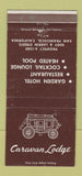 Matchbook Cover - Caravan Lodge San Francisco CA 30 Strike