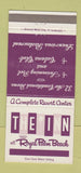 Matchbook Cover - The Inn Royal Palm Beach FL 30 Strike