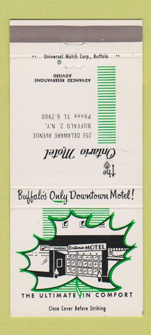 Matchbook Cover - Ontario Motel Buffalo NY 30 Strike
