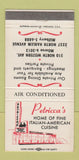 Matchbook Cover - Petricca's Italian Restaurant Chicago IL 30 Strike