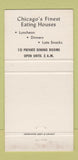 Matchbook Cover - Petricca's Italian Restaurant Chicago IL 30 Strike