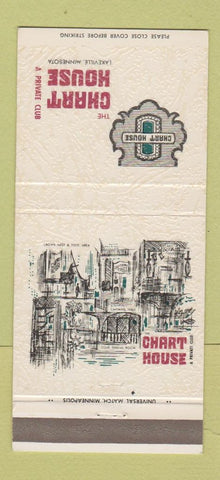 Matchbook Cover - Chart House Private Club Lakeville MN 30 Strike